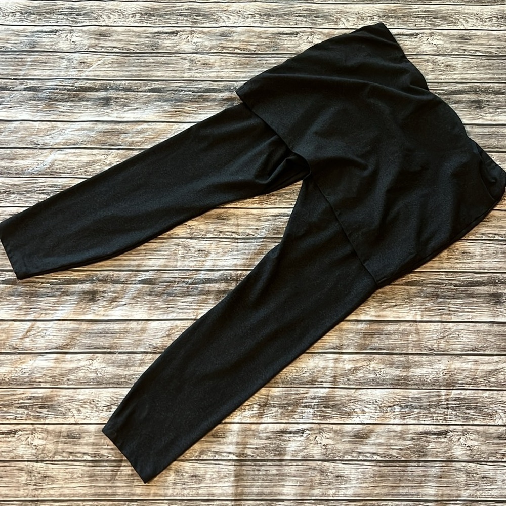 CAbi M'Leggings Charcoal Gray w/Attached Skirt L - Picture 5 of 5